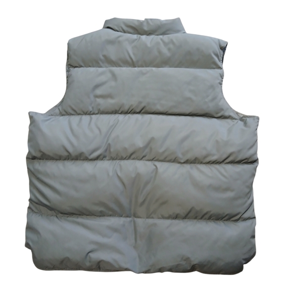 😃L.L. Bean Men's Size Extra Large Charcoal Goose Puffer Vest - Picture 6 of 9